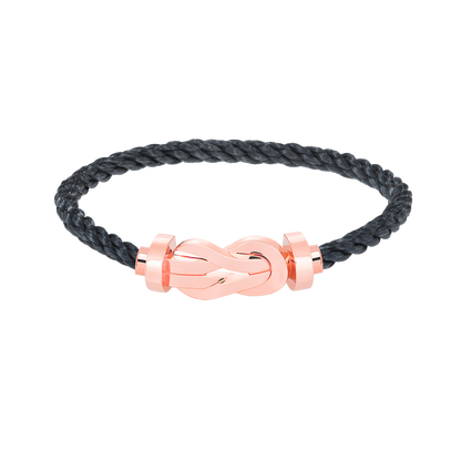 [AuraEcho]CHANCE LARGE 8 FIGURE BUCKLE NO DIAMOND BRACELET ROSE GOLD