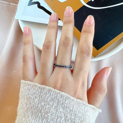 [AuraEcho]Delicate Sparkling Round Cut Daily Ring