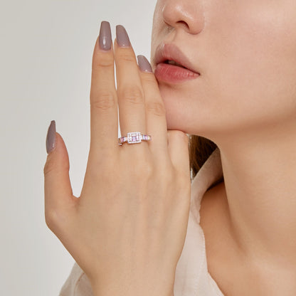 [AuraEcho]Exquisite Colorful Radiant Cut Party Ring