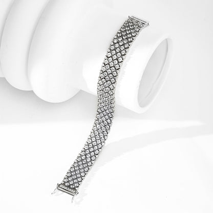 [AuraEcho]Ornate Elegant Round Cut Party Bracelet