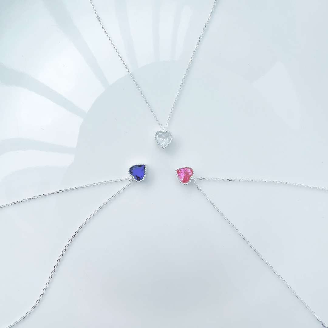 [AuraEcho]Ornate Heart Shape Necklace