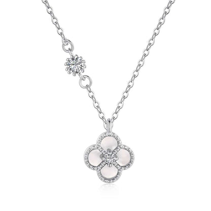 [AuraEcho]Delicate Flower Shape Necklace