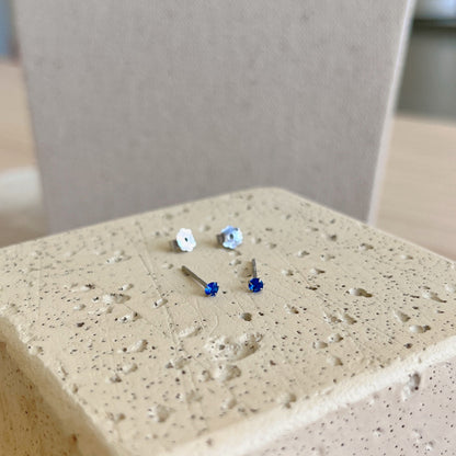 [AuraEcho]Delicate Solitaire Earrings