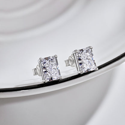 [AuraEcho]Radiant Luxurious Princess Cut Daily Earrings