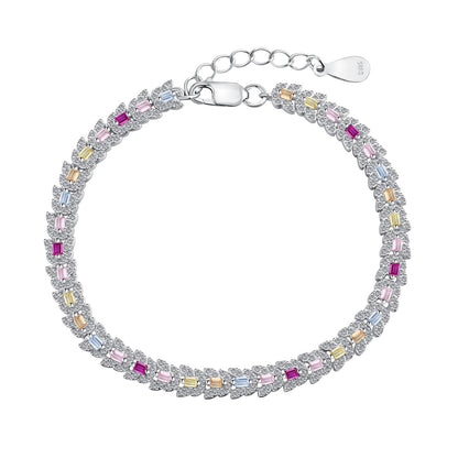 [AuraEcho]Delicate Colorful Multi Cut Daily Bracelet