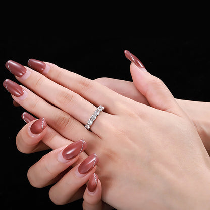 [AuraEcho]Eternity Round Cut Tennis Ring