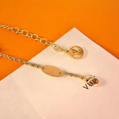 [AuraEcho]LOGO STAR MOTIF GOLD BRACELET