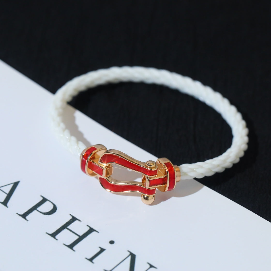 [AuraEcho]FORCE 10 WHITE TEXTILE DIAMOND PAVED