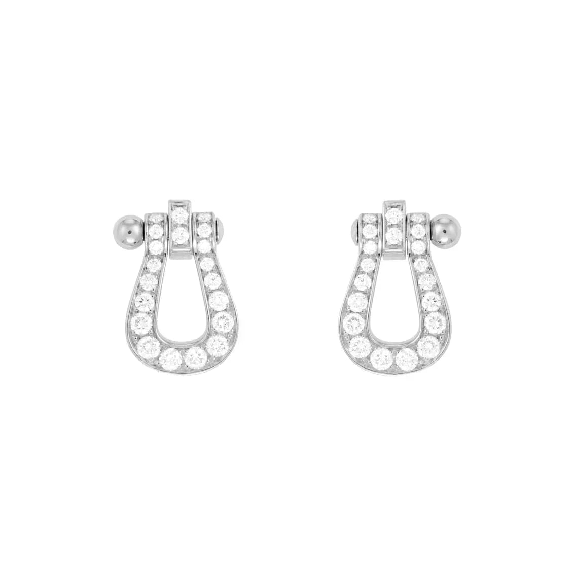 [AuraEcho]FORCE 10 FULL DIAMOND STUD EARRINGS MINI MODEL