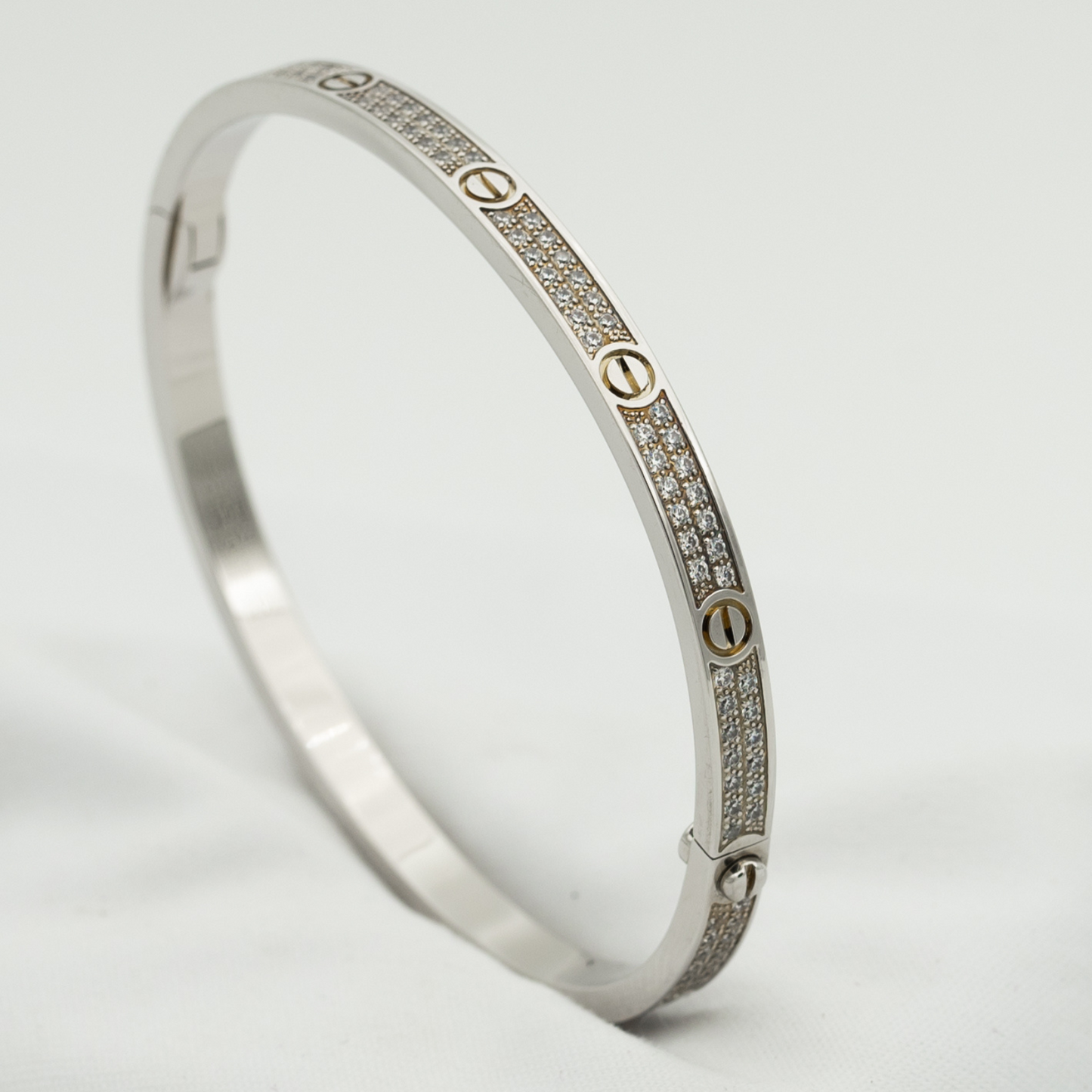 [AuraEcho]LOVE BRACELET 3.65MM DIAMOND-PAVED
