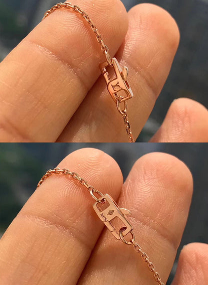 [AuraEcho]BLOSSOM PENDANT PINK GOLD AND DIAMOND