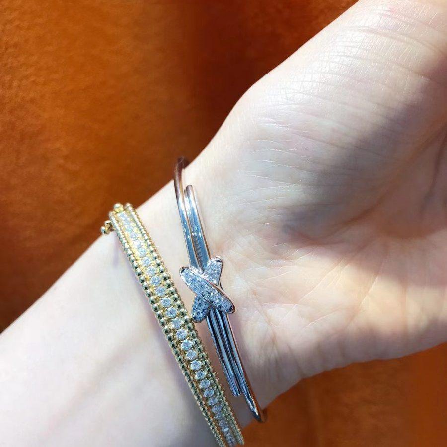 [AuraEcho]JEUX DE BRACELET SILVER DIAMONDS