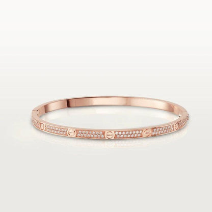 [AuraEcho]LOVE BRACELET 3.65MM DIAMOND-PAVED