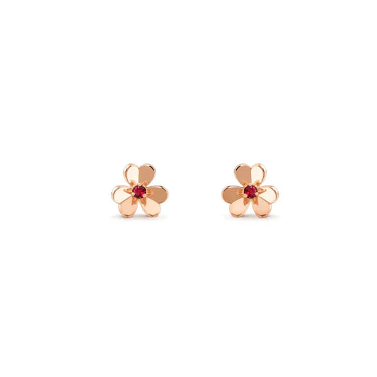 [AuraEcho]FRIVOLE  FLOWER PINK EARRINGS
