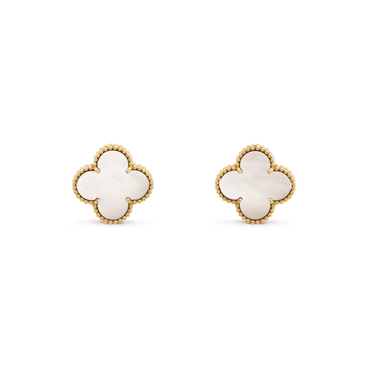 [AuraEcho]CLOVER MINI GOLD EARRINGS