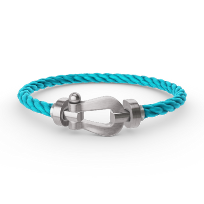 [AuraEcho]FORCE LARGE HORSESHOE NO DIAMOND BRACELET SILVER